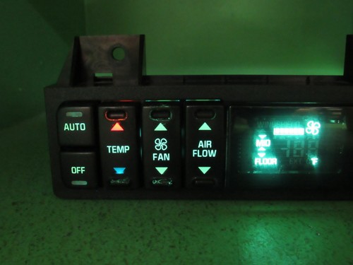 16214484 95-99 LESABRE 95-96 PARK AVE AC DIGITAL CLIMATE TEMP CONTROL REBUILT 99 - Picture 3 of 6