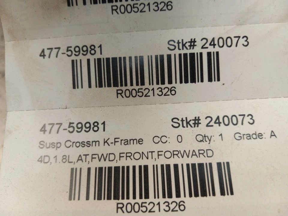 10-18 TOYOTA PRIUS V TRAVESAÑO DELANTERO SUSPENSOUN K-FRAME VIN UE Foto 4 de 4