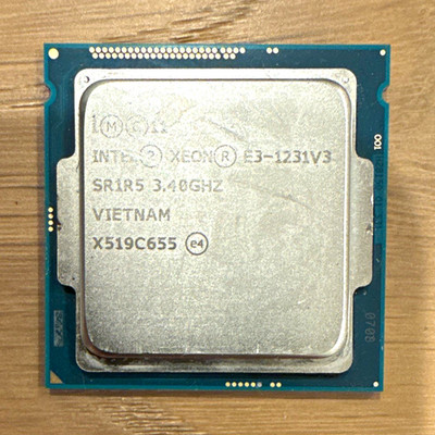 Intel Xeon E3-1231 v3 3.8GHz TURBO Quad Core