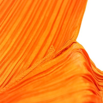 PLEATS PLEASE Issey Miyake Madame T Multi-Way Large Stole Orange