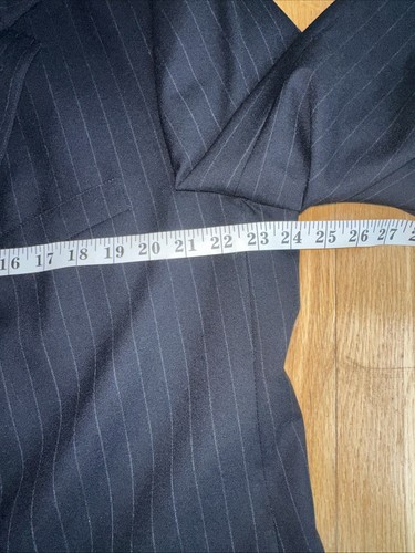 BROOKS BROTHERS MAKERS 2 Pc Suit BROOKSEASE Vintage Blue Striped 46L - Picture 10 of 24