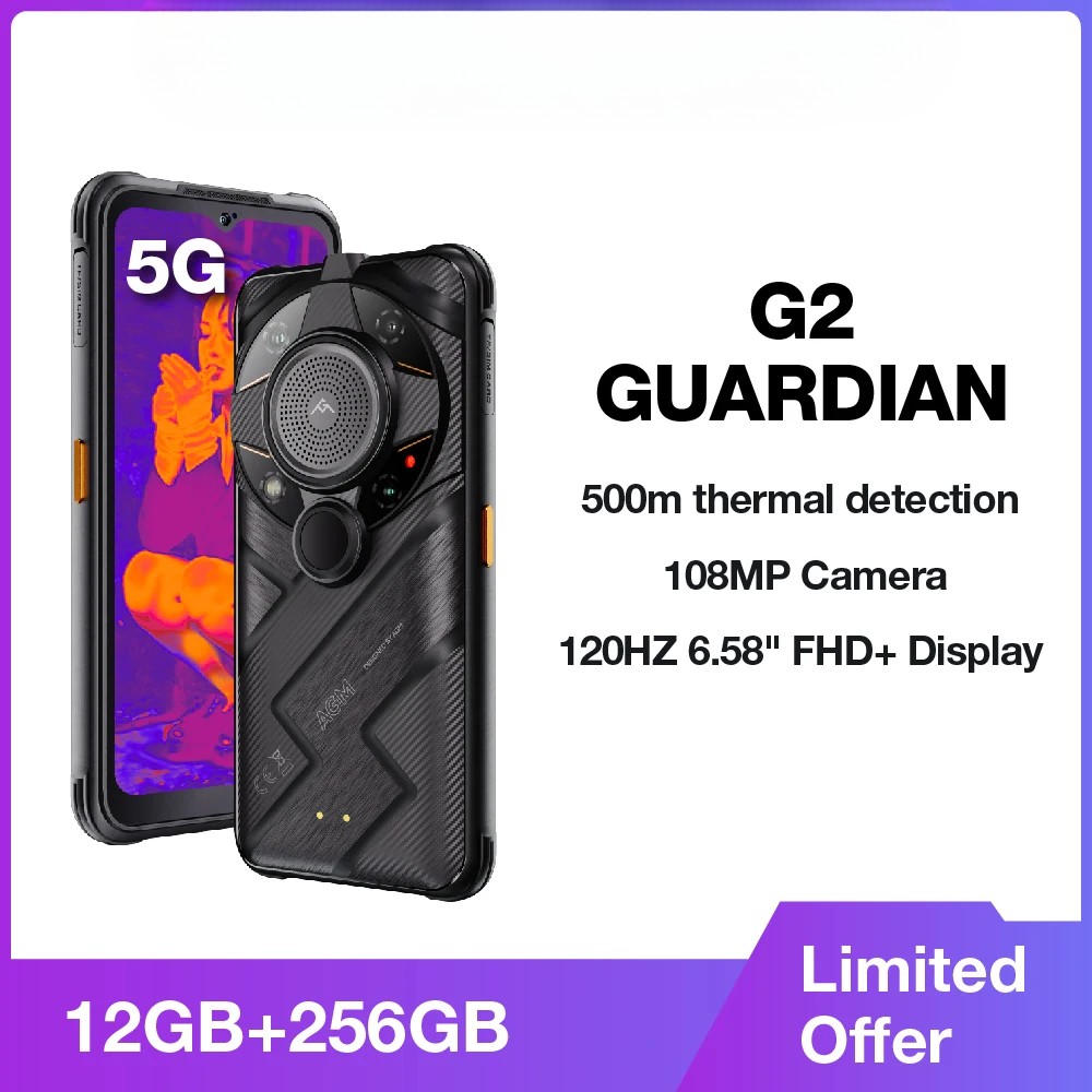 Image of For Guardian 5G Rugged Smartphone 500m Thermal Imaging,10mm Lens,108MP+32MP Cam