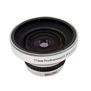 Forte applicabilité 37mm 0.25X Verre optique supplémentaire Super Fisheye leHr