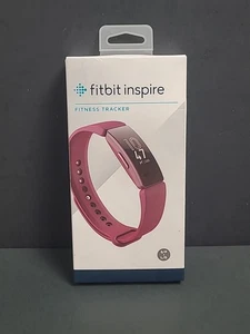 Fitbit Inspire FB412BYBY Tracker de fitness S/P & L/G Bracelet Sangria NEW Scellé