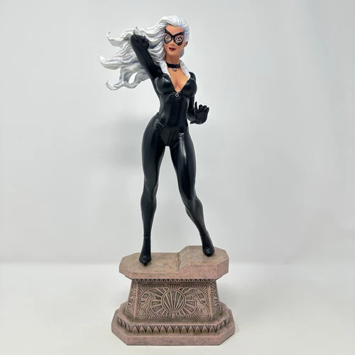 Marvel Comics Black Cat Premier Collection Estatua Diamond Select Toys #497 Sin usar, en caja