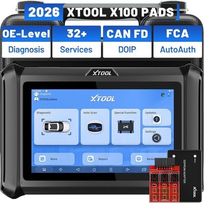 XTOOL X100 PADS V2.0 KFZ OBD2 Diagnosegerät Alle System IMMO Key Programming DE