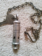 Scarce Early London City Police Whistle with call box ke for A div.