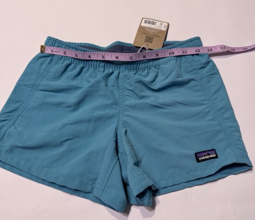 Patagonia Unlined 4" Baggies Teal Shorts Young Unisex NEW NWT - Picture 3 of 8
