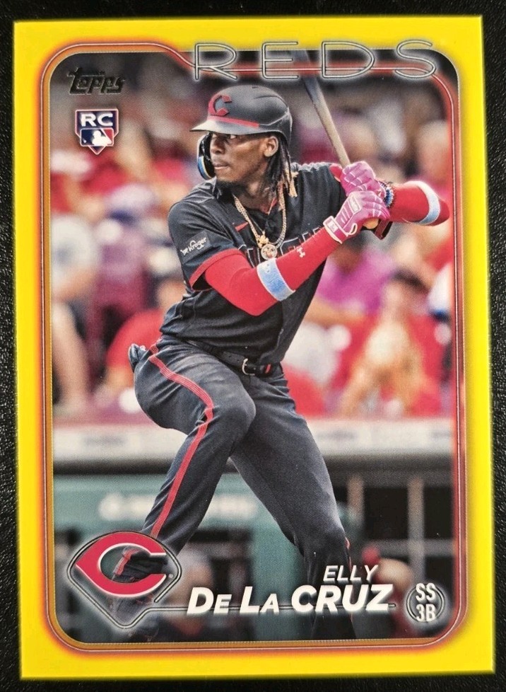 2024 Topps #141 ELLY DE LA CRUZ Yellow Rookie Card (RC)