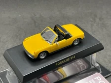 Kyosho 1/64 Porsche collection3 914 yellow diecast model car 34C1