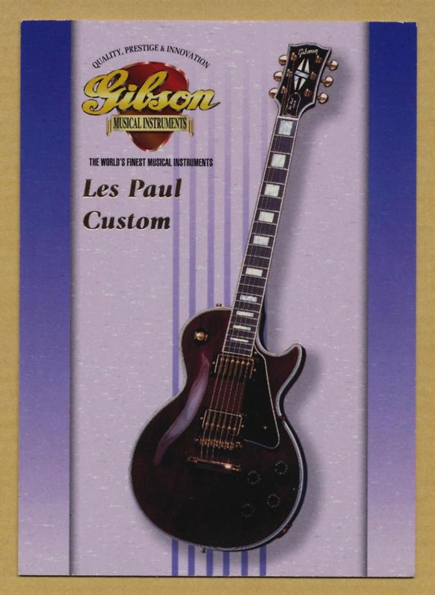 Les Paul Custom - Gibson guitar card series 1 # 32 | eBay