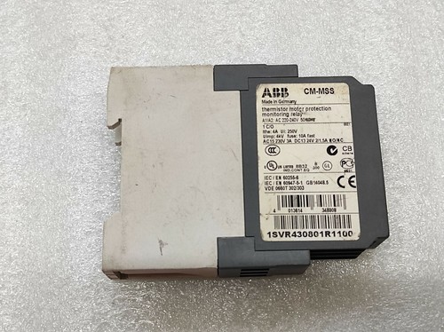 ABB CM-MSS THERMISTOR MOTOR PROTECTION MONITORING RELAY 1SVR430801R1100 - Picture 2 of 13