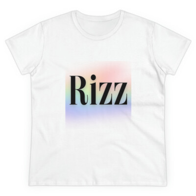 Rizz Rainbow T shirt for Women - All sizes up to 3XL - Throw some rizz on em' 