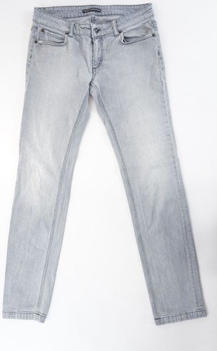 Drykorn Damen Jeans Hose W31 L34 31/34 grau hellgrau stonewashed Stretch-Denim - Bild 2 von 7