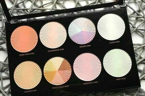 MAKEUP REVOLUTION Pro HD Palette 'Glow Getter' Highlighter Blush Bronzer 8 Shade - Picture 3 of 5