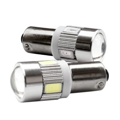 10X BA9S T4W T11 6 SMD LED Car Parking Dome Reading Lights Bulbs Indicator Lamp