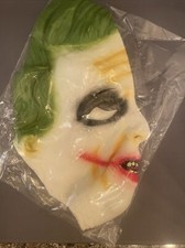 Rubies Costume S Adult The Joker 3/4 Mask The Dark Knight Trilogy Batman Movie 