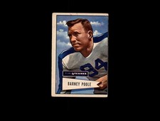 1952 Bowman Large 11 Barney Poole VG #D828857
