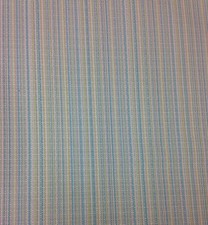 P KAUFMANN OCEAN CREAM BLUE GREEN PURPLE STRIPE JACQUARD FABRIC BY THE YARD 56"W