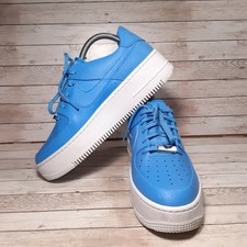 Size 9.5 - Nike Air Force 1 Sage Low University Blue for sale online | eBay