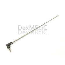 2PCS 240mm 4 Section Telescoping Antenna 3.5mm Male FM Radio for Mobile Cell