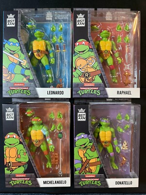 BST AXN Teenage Mutant Ninja Turtles SET OF 4 TMNT The Loyal Subjects NEW IN BOX
