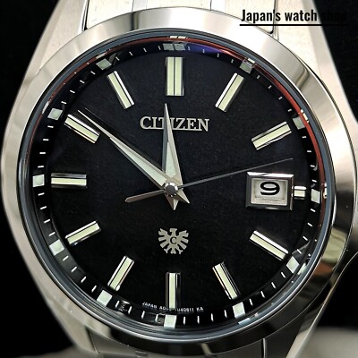 CITIZEN The Citizen AQ4091-56E Black Titanium Eco-Drive Men's Watch New in Box