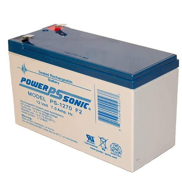 OEM Power-Sonic PS-1270 F2-PS-1270 12 Volt 7 AH SLA Battery .250 F2 TERMINAL,NEW