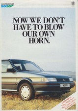 Austin Montego Publicity folder Pub. No. 3713 circa 1984