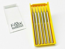 FOX Cone Square Cross Cut Bur Fig 23 Tapered Jewelry Bur 006 - 0.6mm Germany