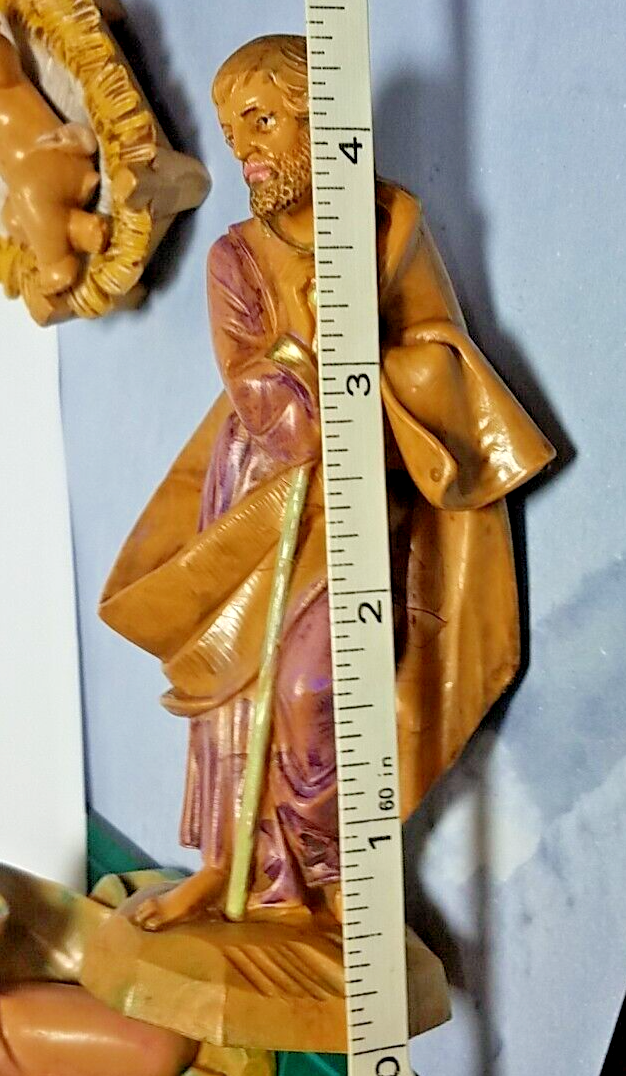 Vtg 1990 Fontanini Depose Italy Four Piece Nativity Set - Mary