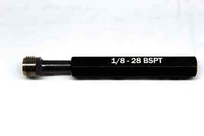 NEW 1/8 28 BSPT PIPE THREAD PLUG GAGE .125 .1250 BRITISH TAPER B.S.P.T.