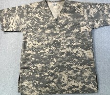 Nurse Joe Scrub Top ACU Camo Pattern Size Small Nursing Vet Uniform Made in USA