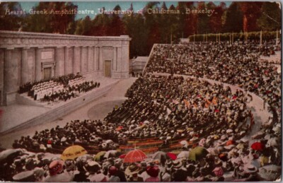 c1925 Hearst Greek Ampitheatre University California Berkeley CA Postcard