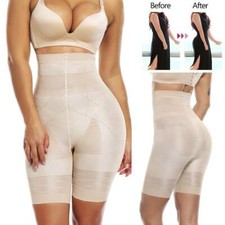 Womens High Waist Body Shaper Tummy Control Short Pants Thigh Slimmer Shapewear