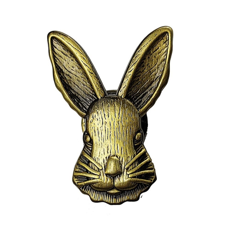 Sturdy Zinc Alloy Rabbit Shape Drawer Handles for Children's Furniture