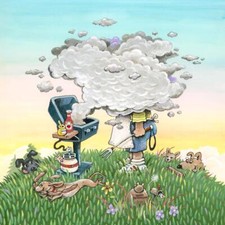 Ceramic Backsplash Tile Mural Comical Fun Funny Kitchen/Bathroom - Grill Master