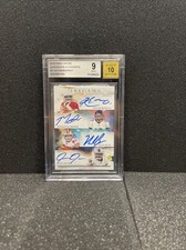 2019 Panini Origins Quad Rookie Auto Jacobs/Murray/Bosa/Brown /10 BGS 9/10