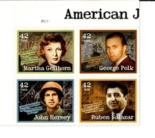 Scott 4248-4251 42¢ Journalists Free shipping in USA