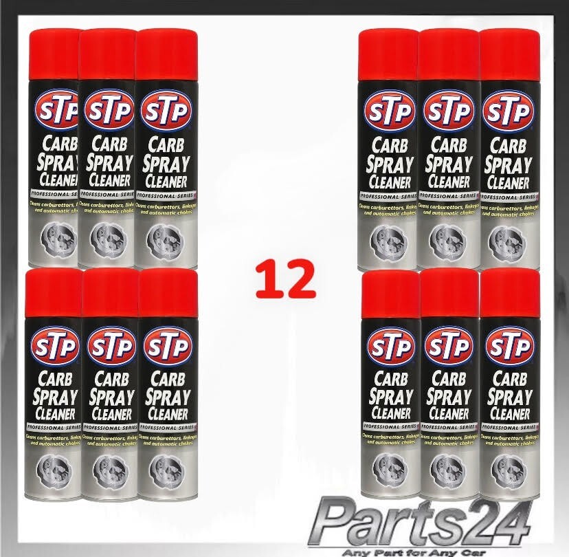 12 x STP CARB CLEANER SPRAY CARBURETTOR INTAKE SPRAY CLEANER PROFESSIONAL 500ML*
