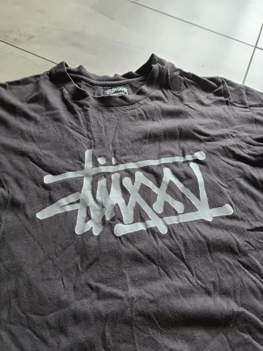 Rare Stussy 2005 25th Silver Anniversary logo T Shirt M Rare Stussy 2005 25th Silver Anniversary logo T Shirt M