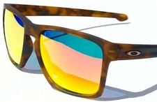 NEW Oakley SLIVER XL Matte Tortoise w POLARIZED Galaxy Ruby Red Sunglass 9341