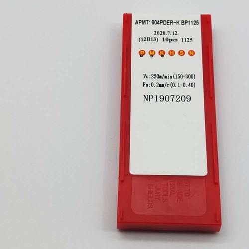 CK-CNC High quality APMT1604PDER-K BP1125 Carbide Milling inserts HRC45 Steel - Picture 2 of 10