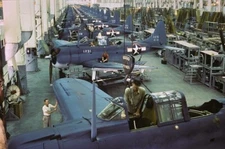 WW2 WWII Photo World War Two / US Navy SBD Dauntless Dive Bombers Factory