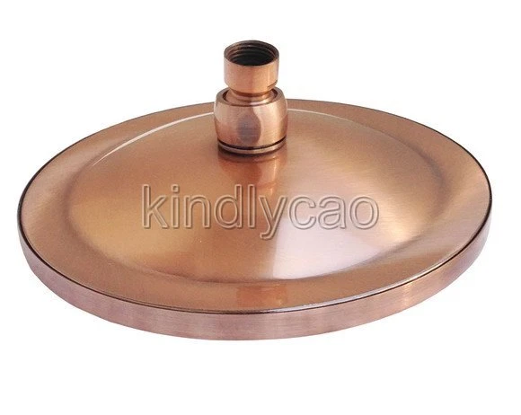 8 inch Round Antique Red Copper Bathroom Rainfall Shower Head Ksh002 - Image 4 of 4