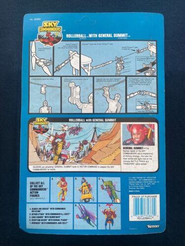Figura de acción Sky Commanders Rollerball 1987 vintage con General Summit rara - Imagen 3 de 4