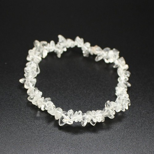 Natural Quartz Crystal Stone Bead Stretch Bracelet Chakra Healing Charms Jewelry - Picture 34 of 159