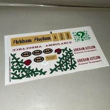 New Lego Batman I Original Unused Sticker Sheet from Arkham Asylum Set 7785