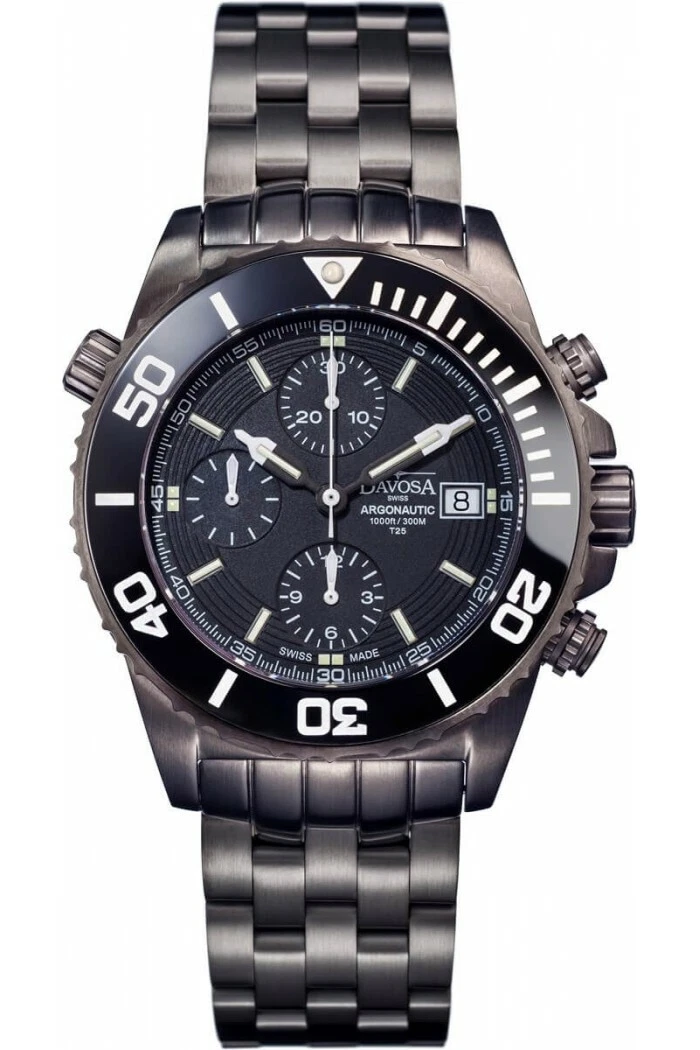 Davosa Mens Swiss Made Automatic ETA Movement Chronograph Watch