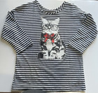Xhilaration Girls Black & White Striped Long Sleeved Kitten Shirt Size XL !4-16 — photo 6